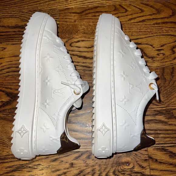 AUTHENTIC Louis Vuitton Time Out Sneaker worn 1x - Picture 5 of 8